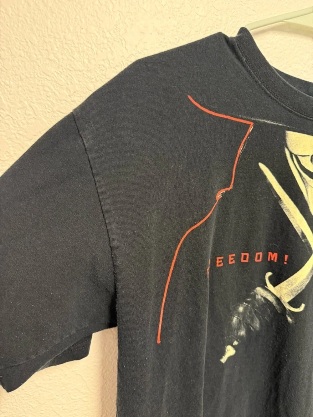 Rare Vintage DC Comics V for Vendetta Freedom Forever T Anvil Large